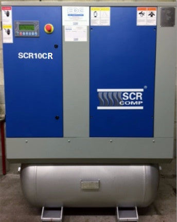 SCR7.5CR 5.5KW OIL INJECTED AIR COMPRESSOR/ INTEGRATED DRYER/ RECEIVER